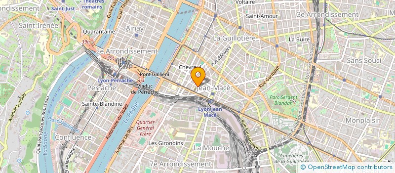 localisation de l'entreprise MADAME PAULINE GREFF  LYON