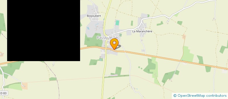 localisation de l'entreprise MADAME PAULINE GRENET  PAIZAY-LE-SEC