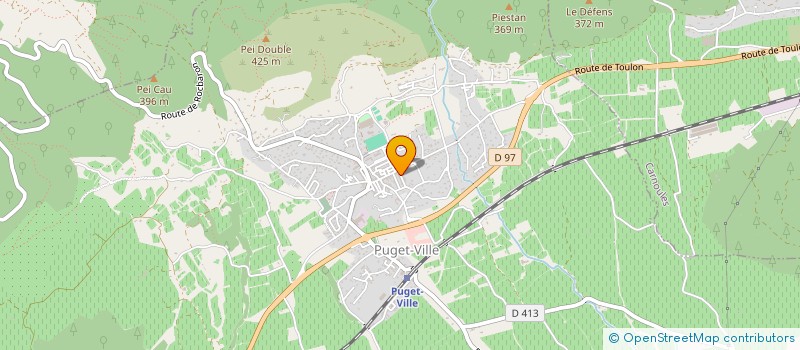 localisation de l'entreprise MADAME PAULINE GRENIER  PUGET-VILLE