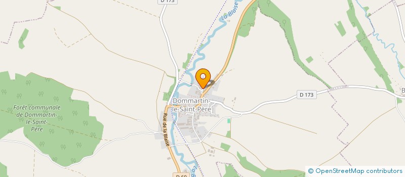 localisation de l'entreprise MADAME PAULINE GREULLET à DOMMARTIN-LE-SAINT-PERE