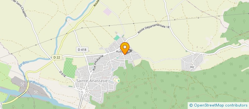 localisation de l'entreprise MADAME PAULINE GRIOTTO  SAINTE-ANASTASIE