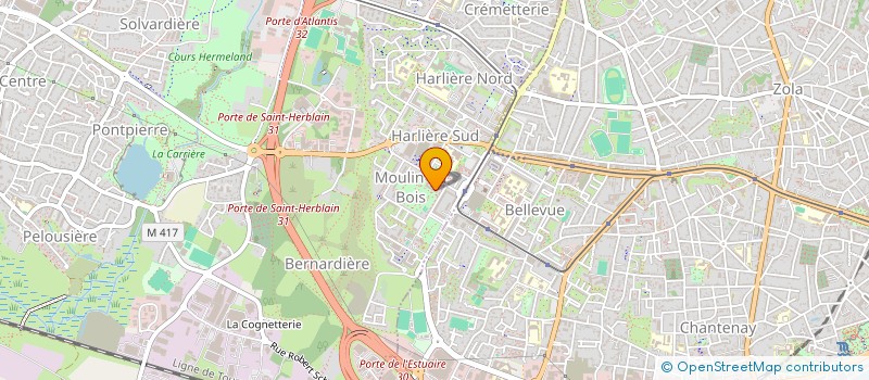 localisation de l'entreprise MADAME PAULINE GRISEL  SAINT-HERBLAIN