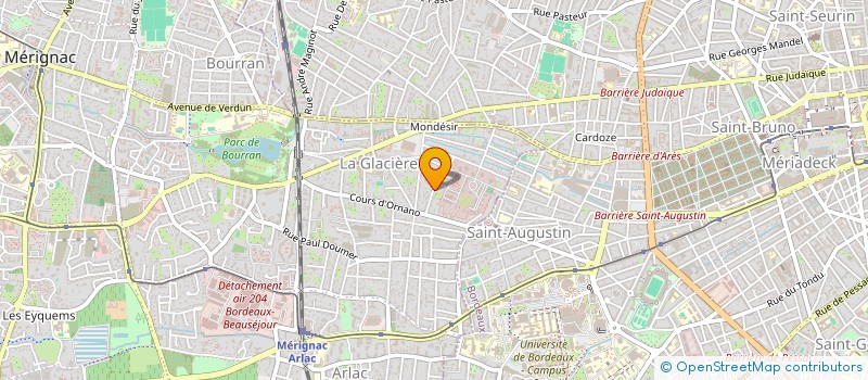 localisation de l'entreprise MADAME PAULINE GROULIER  MERIGNAC