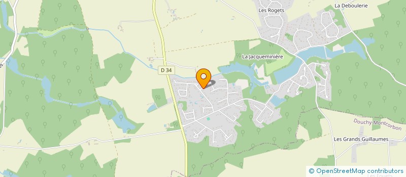 localisation de l'entreprise MADAME PAULINE GRUET  COURTENAY