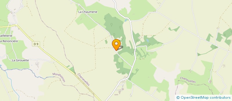 localisation de l'entreprise MADAME PAULINE GUELLERIN  CHENEVELLES
