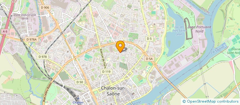 localisation de l'entreprise MADAME PAULINE GUERENT à CHALON-SUR-SAONE