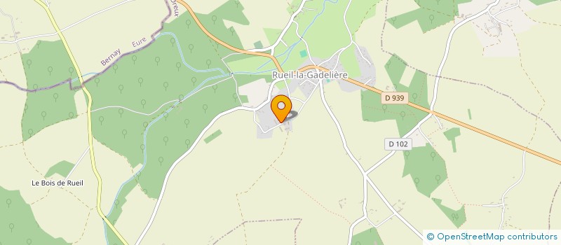 localisation de l'entreprise MADAME PAULINE GUERIN à RUEIL-LA-GADELIERE
