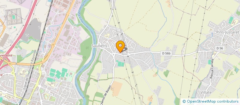 localisation de l'entreprise MADAME PAULINE GUERRE  LACROIX-FALGARDE