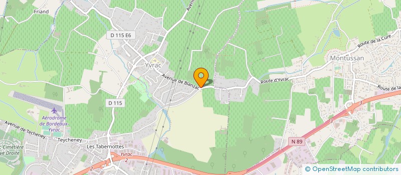 localisation de l'entreprise MADAME PAULINE GUERRY  YVRAC