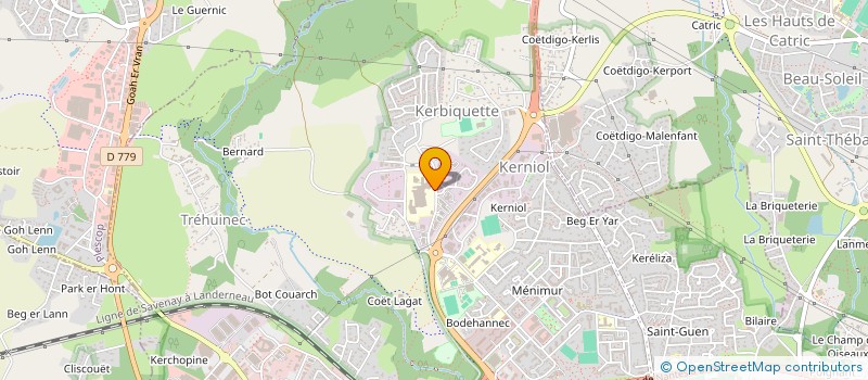 localisation de l'entreprise MADAME PAULINE GUEUDRY à VANNES