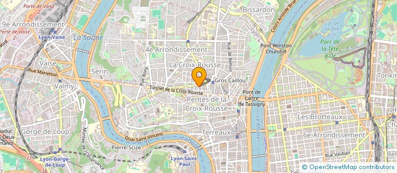 localisation de l'entreprise MADAME PAULINE GUEUGNIER à LYON