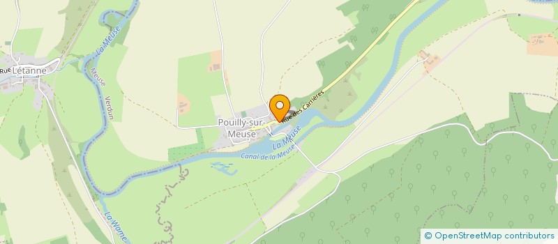localisation de l'entreprise MADAME PAULINE GUICHARD à POUILLY-SUR-MEUSE