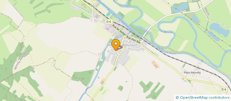 localisation de l'entreprise MADAME PAULINE GUILLAUME  REMILLY-AILLICOURT