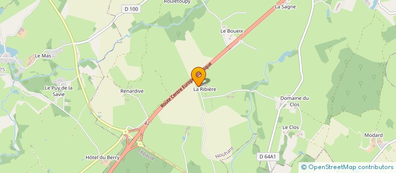 localisation de l'entreprise MADAME PAULINE GUILLEMAUT à CHAMBON-SUR-VOUEIZE
