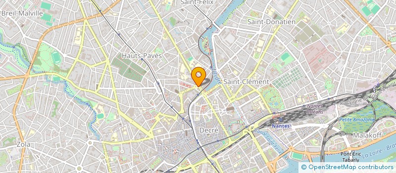 localisation de l'entreprise MADAME PAULINE GUILLET à NANTES