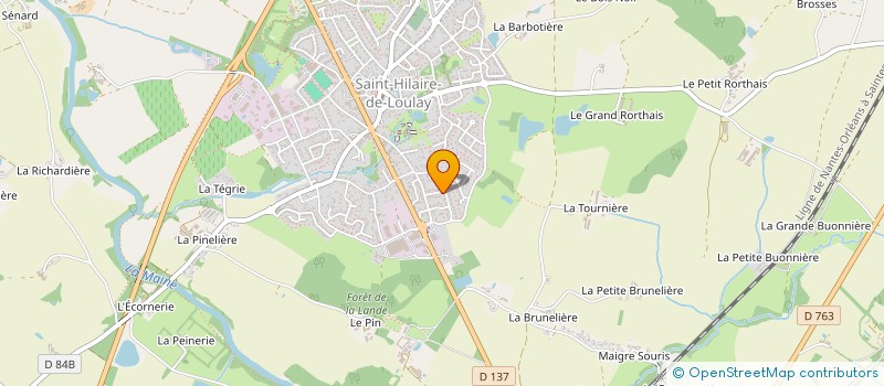 localisation de l'entreprise MADAME PAULINE GUILLET à MONTAIGU-VENDEE