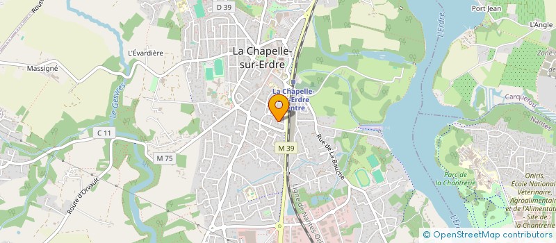 localisation de l'entreprise MADAME PAULINE GUILLET à LA CHAPELLE-SUR-ERDRE