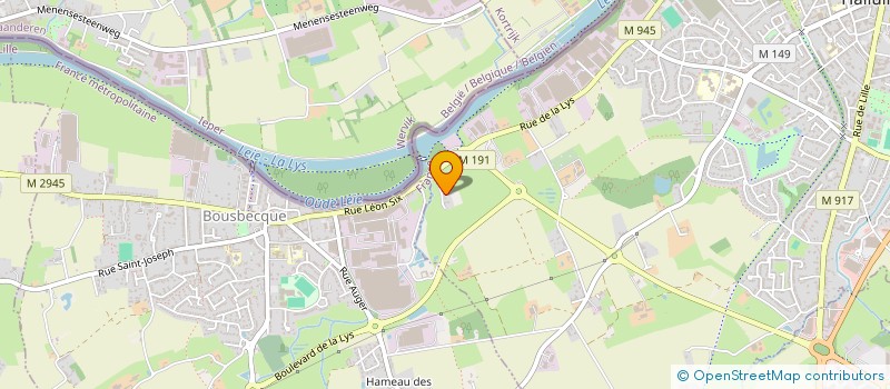 localisation de l'entreprise MADAME PAULINE GUILLOUF  HALLUIN