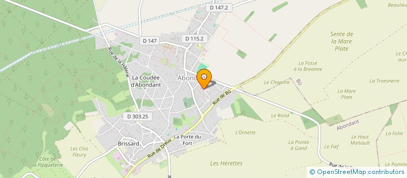 localisation de l'entreprise MADAME PAULINE GUILLY à ABONDANT