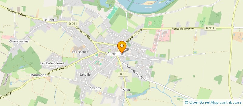 localisation de l'entreprise MADAME PAULINE GUIMARAES  SANDILLON