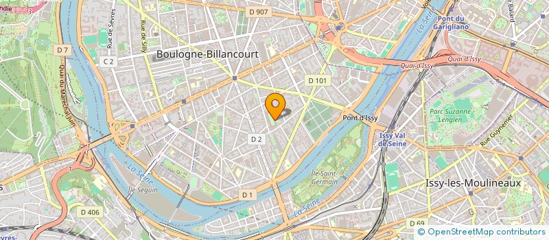 localisation de l'entreprise MADAME PAULINE GUIMARD à BOULOGNE-BILLANCOURT
