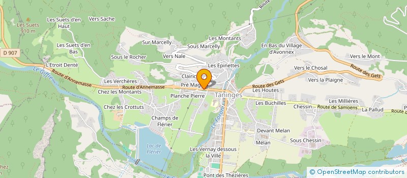 localisation de l'entreprise MADAME PAULINE GUIMARD à TANINGES
