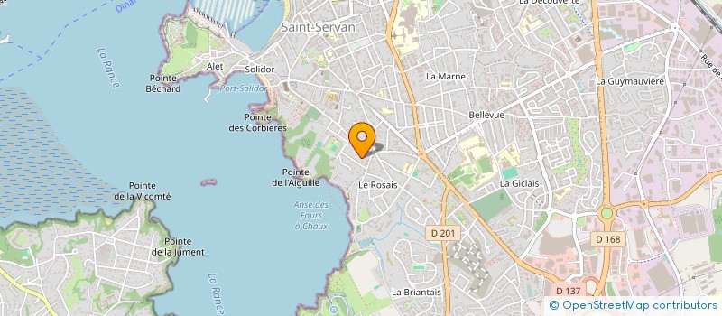 localisation de l'entreprise MADAME PAULINE GUINARD  SAINT-MALO