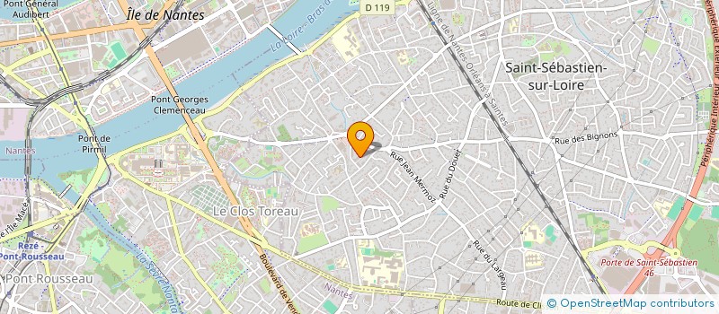 localisation de l'entreprise MADAME PAULINE GUINCHARD  VERTOU