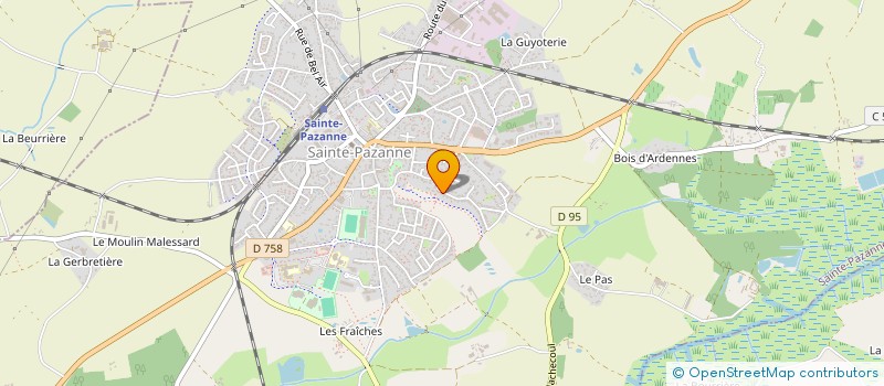 localisation de l'entreprise MADAME PAULINE GUINCHE à SAINTE-PAZANNE
