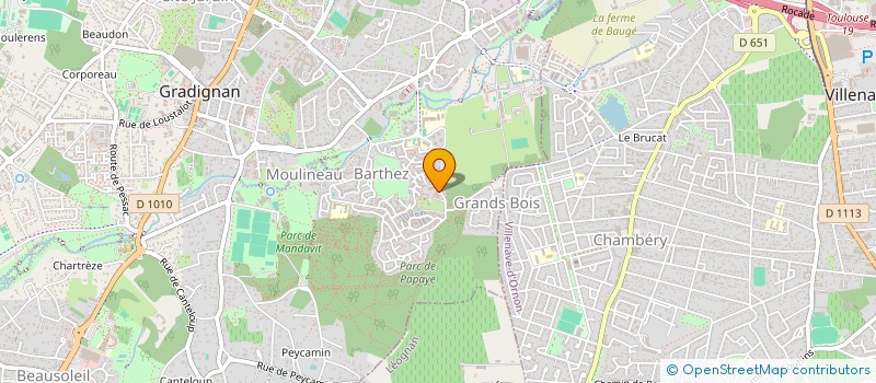 localisation de l'entreprise MADAME PAULINE GUYADER  GRADIGNAN