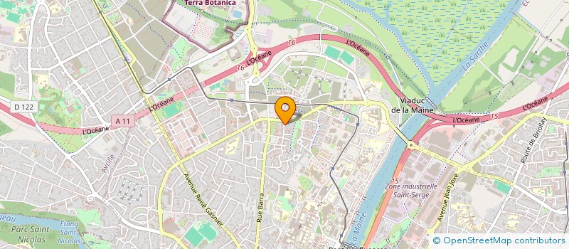 localisation de l'entreprise MADAME PAULINE HABSIGER à ANGERS