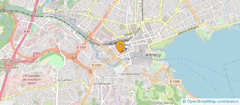 localisation de l'entreprise MADAME PAULINE HAMEL  ANNECY