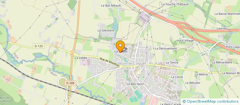 localisation de l'entreprise MADAME PAULINE HARENT  VEZIN-LE-COQUET