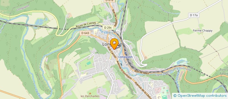 localisation de l'entreprise MADAME PAULINE HAUTECOUVERTURE  LONGUYON