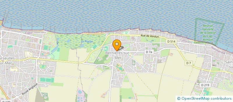 localisation de l'entreprise MADAME PAULINE HAYAUX DU TILLY  BERNIERES-SUR-MER