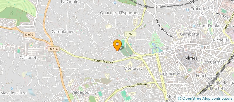 localisation de l'entreprise MADAME PAULINE HEDOUIN  NIMES