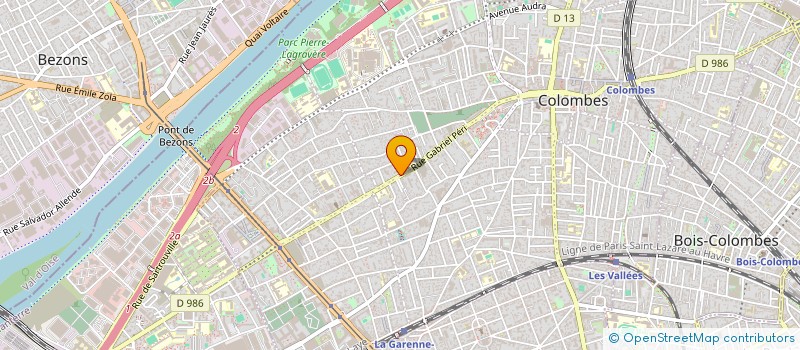 localisation de l'entreprise MADAME PAULINE HEM  COLOMBES