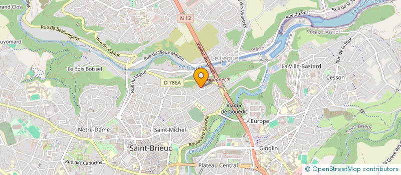 localisation de l'entreprise MADAME PAULINE HENO à SAINT-BRIEUC