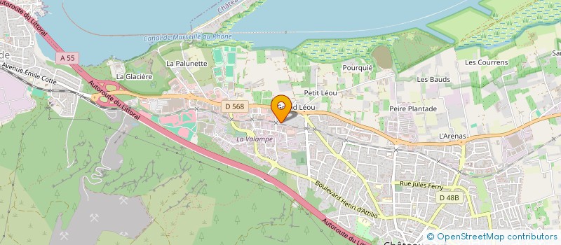 localisation de l'entreprise MADAME PAULINE HERNANDEZ à CHATEAUNEUF-LES-MARTIGUES
