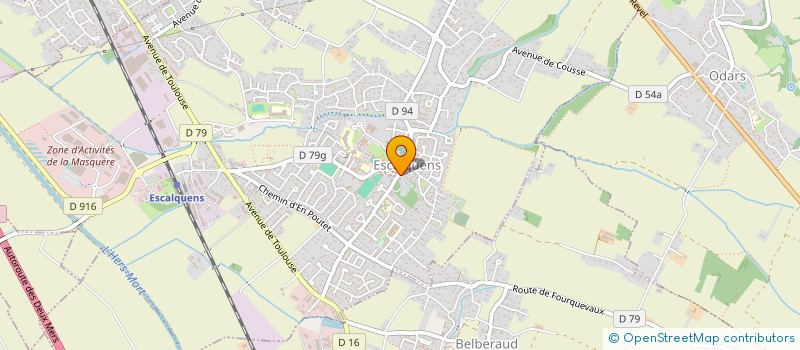 localisation de l'entreprise MADAME PAULINE HIEGEL  ESCALQUENS