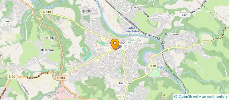 localisation de l'entreprise MADAME PAULINE HIRIGARAY  CAMBO-LES-BAINS