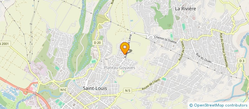 localisation de l'entreprise MADAME PAULINE HOARAU à SAINT-LOUIS
