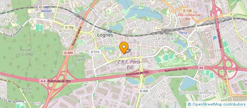 localisation de l'entreprise MADAME PAULINE HONGKHAM à LOGNES