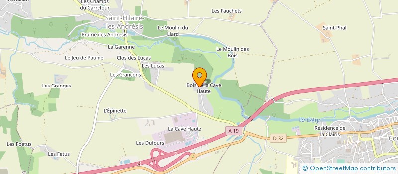 localisation de l'entreprise MADAME PAULINE HONGNAT à COURTENAY