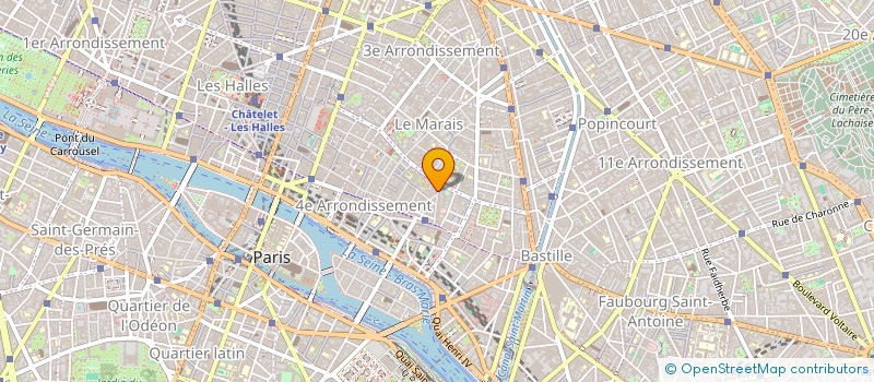 localisation de l'entreprise MADAME PAULINE HUDELOT  PARIS