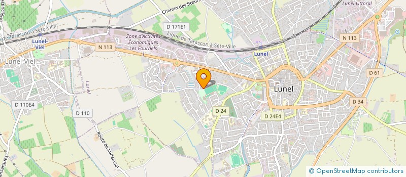 localisation de l'entreprise MADAME PAULINE HUGUET à LUNEL