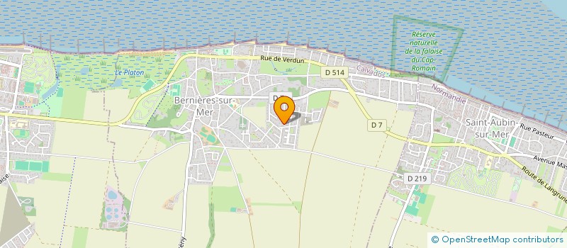 localisation de l'entreprise MADAME PAULINE HUON HELLEBOID  BERNIERES-SUR-MER