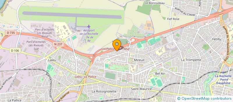 localisation de l'entreprise MADAME PAULINE HURE  LA ROCHELLE