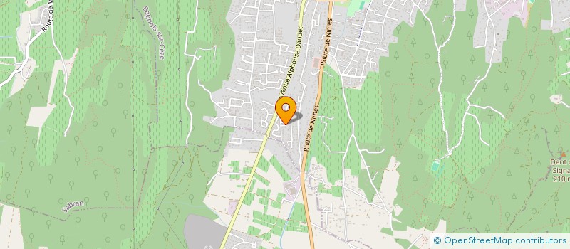 localisation de l'entreprise MADAME PAULINE HURTER  BAGNOLS-SUR-CEZE