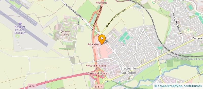 localisation de l'entreprise MADAME PAULINE HUSTACHE  BRETTEVILLE-SUR-ODON